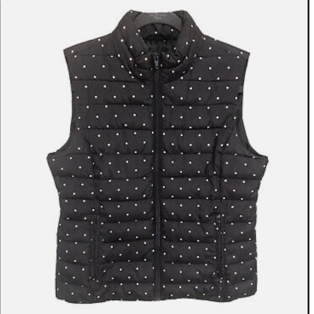 Polka dot vest size M